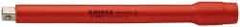 Knipex - 3/8" Drive Insulated Socket Extension - 10" OAL, Chrome Vanadium Finish - Exact Tool & Supply
