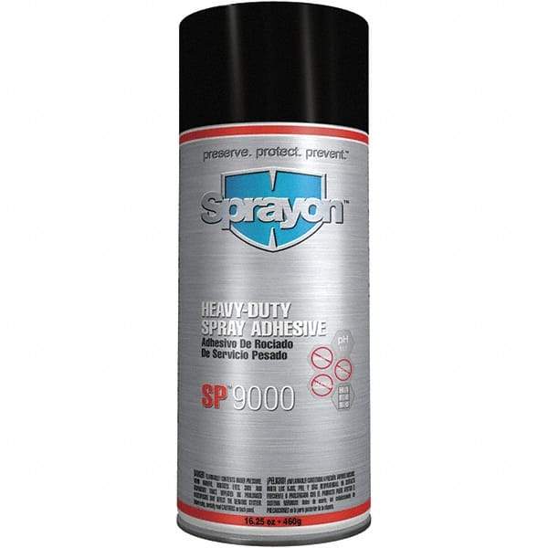 Krylon - 16.25 oz Aerosol White Spray Adhesive - High Tack, 170°F Heat Resistance, High Strength Bond, Flammable, Series SP9000 - Exact Tool & Supply