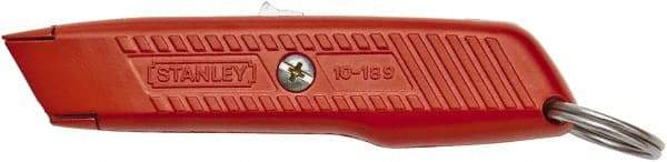 Stanley - Retractable Utility Knife - Orange Metal Handle, 1 Blade Included - Exact Tool & Supply