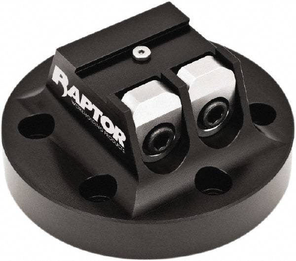 Raptor Workholding - 3/4" Jaw Width, 2" High x 4.33" Wide Dovetail Vise - For Use with 4 & 5 Axis Workholding Systems - Exact Tool & Supply