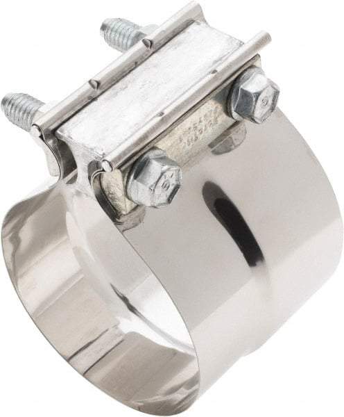 Value Collection - Stainless Steel Exhaust Clamp - 3-1/2" OD - Exact Tool & Supply