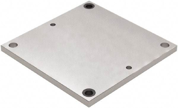 Jergens - 14" Long x 14" Wide Steel Fixture Plate - 3/4" Plate Thickness - Exact Tool & Supply
