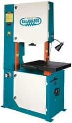 Clausing - 28 Inch Throat Capacity, Variable Speed Pulley Vertical Bandsaw - 50 to 5200 SFPM, 3 HP, Three Phase - Exact Tool & Supply