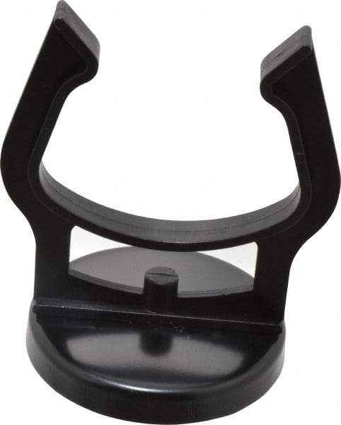 Bayco - 3 Inch Long x 4 Inch Wide, Portable Work Light Magnetic Clip - Black - Exact Tool & Supply