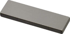 Mitutoyo - 0.1002" Rectangular Steel Gage Block - Accuracy Grade 0, Includes Certificate of Inspection - Exact Tool & Supply