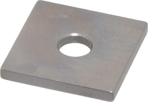 Mitutoyo - 0.11" Square Steel Gage Block - Accuracy Grade 0, Includes Certificate of Inspection - Exact Tool & Supply
