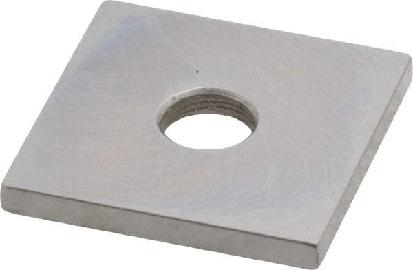 Mitutoyo - 0.1" Square Steel Gage Block - Accuracy Grade 0, Includes Certificate of Inspection - Exact Tool & Supply