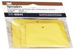 3M - Assorted Spreaders for Body Fillers & Finishing Putties - Plastic - Exact Tool & Supply