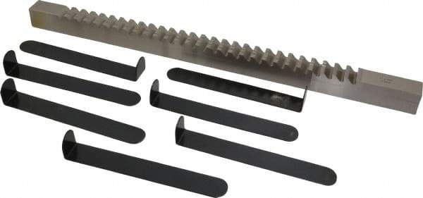 Value Collection - 1" Keyway Width, Style F, Keyway Broach - High Speed Steel, Bright Finish, 1" Broach Body Width, 1" to 6" LOC, 20-1/4" OAL - Exact Tool & Supply