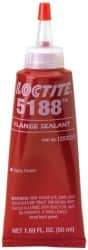 Loctite - 50 mL Tube Red Polyurethane Joint Sealant - -65 to 300°F Operating Temp, 24 hr Full Cure Time, Series 5188 - Exact Tool & Supply
