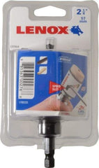 Lenox - 2-1/4" Diam, 1-9/16" Cutting Depth, Hole Saw - Bi-Metal Saw, Toothed Edge - Exact Tool & Supply