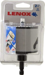 Lenox - 2-1/2" Diam, 1-9/16" Cutting Depth, Hole Saw - Bi-Metal Saw, Toothed Edge - Exact Tool & Supply