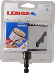 Lenox - 3-1/4" Diam, 1-9/16" Cutting Depth, Hole Saw - Bi-Metal Saw, Toothed Edge - Exact Tool & Supply