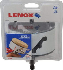 Lenox - 3-3/4" Diam, 1-9/16" Cutting Depth, Hole Saw - Bi-Metal Saw, Toothed Edge - Exact Tool & Supply