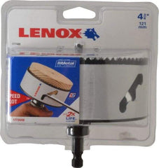 Lenox - 4-3/4" Diam, 1-9/16" Cutting Depth, Hole Saw - Bi-Metal Saw, Toothed Edge - Exact Tool & Supply