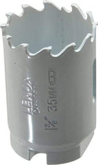 Lenox - 1-3/8" Diam, 1-1/2" Cutting Depth, Hole Saw - Carbide-Tipped Saw, Toothed Edge - Exact Tool & Supply