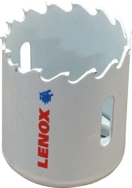 Lenox - 1-5/8" Diam, 1-1/2" Cutting Depth, Hole Saw - Carbide-Tipped Saw, Toothed Edge - Exact Tool & Supply