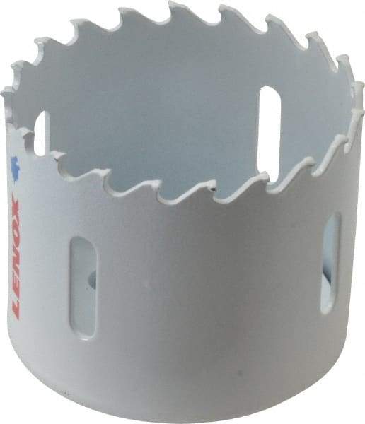 Lenox - 2-1/4" Diam, 1-1/2" Cutting Depth, Hole Saw - Carbide-Tipped Saw, Toothed Edge - Exact Tool & Supply