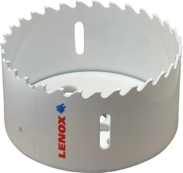 Lenox - 3-3/8" Diam, 1-1/2" Cutting Depth, Hole Saw - Carbide-Tipped Saw, Toothed Edge - Exact Tool & Supply