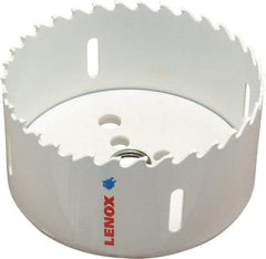 Lenox - 3-5/8" Diam, 1-1/2" Cutting Depth, Hole Saw - Carbide-Tipped Saw, Toothed Edge - Exact Tool & Supply