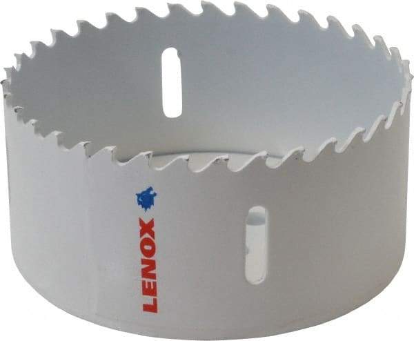 Lenox - 3-3/4" Diam, 1-1/2" Cutting Depth, Hole Saw - Carbide-Tipped Saw, Toothed Edge - Exact Tool & Supply