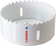 Lenox - 4" Diam, 1-1/2" Cutting Depth, Hole Saw - Carbide-Tipped Saw, Toothed Edge - Exact Tool & Supply