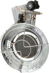 Heatstar - 8,000 to 15,000 BTU, Single Burner Propane Tank Top Radiant Heater - 20 Lb Fuel Capacity, 9-3/4" Long x 8" Wide x 12-3/4" High - Exact Tool & Supply