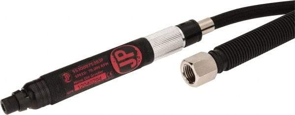 PRO-SOURCE - 1/8" Collet, Straight Handle, Air Straight Die Grinder - 70,000 RPM, Rear Exhaust, 1.5 CFM, 0.07 hp, 90 psi, 1/4 NPT Inlet - Exact Tool & Supply