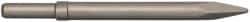 PRO-SOURCE - 10.2" OAL, Moil Point Chisel - Round Shank, Alloy Steel - Exact Tool & Supply