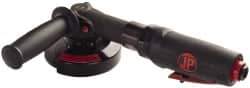 PRO-SOURCE - 4" Wheel Diam, 12,000 RPM, Pneumatic Angle & Disc Grinder - 3/8-24 Spindle, 4 CFM, Rear Exhaust - Exact Tool & Supply