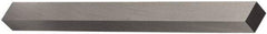 DORMER - M2 Cobalt Square Tool Bit Blank - 12mm Wide x 12mm High x 100mm OAL, 2 Beveled Ends, 15° Bevel Angle - Exact Tool & Supply