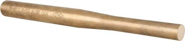 Ampco - 1/2" Pin Punch - 8" OAL, Aluminum Bronze - Exact Tool & Supply