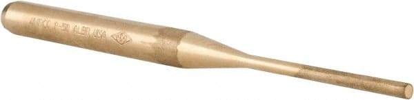 Ampco - 1/8" Pin Punch - 5" OAL, Aluminum Bronze - Exact Tool & Supply