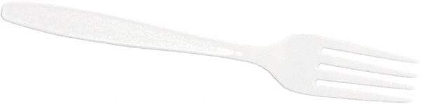 Solo - Solo Guildware Heavyweight Plastic Forks - White - Exact Tool & Supply