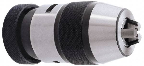Accupro - JT33, 1/32 to 1/2" Capacity, Tapered Mount Drill Chuck - Keyless, 1.929" Sleeve Diam, 3-7/12" Open Length - Exact Tool & Supply