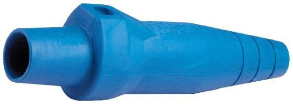 Leviton - 3R NEMA Rated, 600 Volt, 300 Amp, 2 to 2/0 AWG, Cam, Double Set Screw, Female Single Pole Plug and Connector - 6.85 Inch Long, White - Exact Tool & Supply
