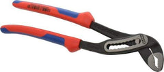 Knipex - 10" OAL, 1" Jaw Length, Adjustable Pliers - Self Gripping Jaw, Standard Head, Comfort Grip Handles - Exact Tool & Supply