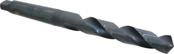 Cleveland - 1-1/4", 4MT 118° Point High Speed Steel Taper Shank Drill Bit - Exact Tool & Supply