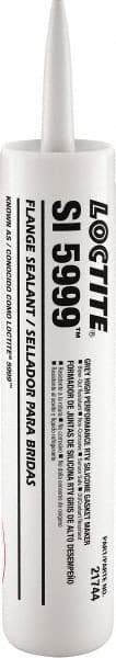 Loctite - 300 mL Cartridge Gray Silicone Sealant - -65°F Min Operating Temp - Exact Tool & Supply