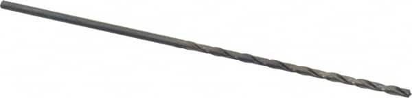 Cleveland - #40 118° Spiral Flute High Speed Steel Taper Length Drill Bit - Exact Tool & Supply