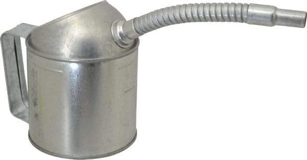 Value Collection - Flexible Spout, Measure Oiler - Steel Body, Galvanized - Exact Tool & Supply