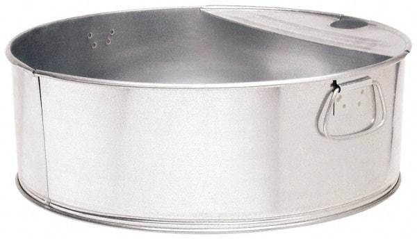 Plews - 6 Gal Radiator Drain Pan - Galvanized Steel - Exact Tool & Supply