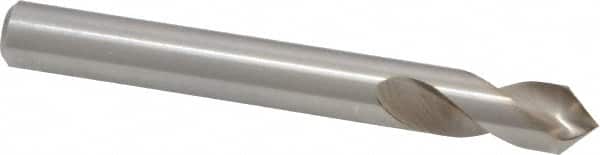 Cleveland - 3/8" Body Diam, 90°, 3-1/8" OAL, High Speed Steel Spotting Drill - Exact Tool & Supply