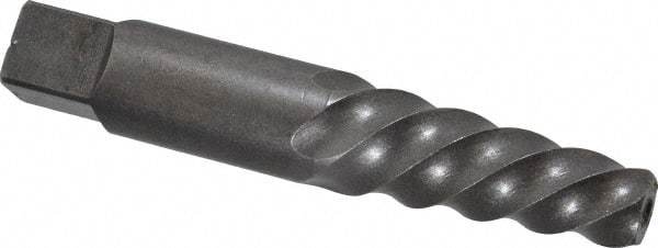 Cleveland - Spiral Flute Screw Extractor - #7 Extractor for 1 to 1-3/8" Screw, 4-1/8" OAL - Exact Tool & Supply