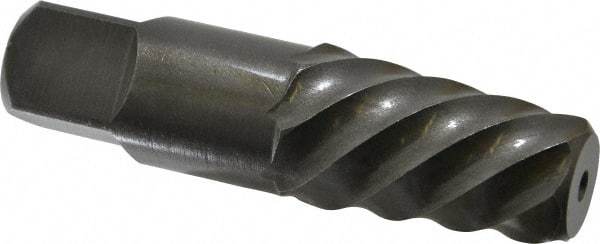 Cleveland - Spiral Flute Screw Extractor - #9 Extractor for 1-3/4 to 2-1/8" Screw, 4-5/8" OAL - Exact Tool & Supply