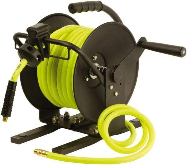Legacy - 50' Manual Hose Reel - 300 psi, Hose Included - Exact Tool & Supply