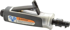 Ingersoll-Rand - 1/4" Collet, Straight Handle, Straight Air Die Grinder - 25,000 RPM, Rear Exhaust, 32 CFM, 0.4 hp, 620 kPa, 1/4 NPT - Exact Tool & Supply