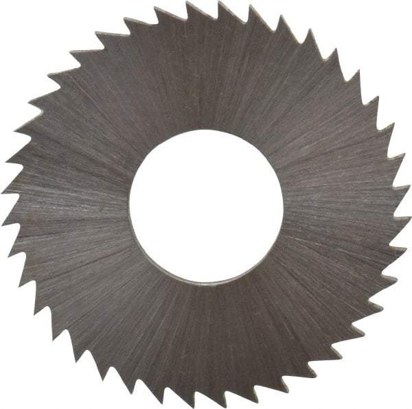 Controx - 1" Diam x 1/16" Blade Thickness x 3/8" Arbor Hole Diam, 40 Tooth Slitting and Slotting Saw - Arbor Connection, Right Hand, Uncoated, Cobalt, Concave Ground, Contains Keyway - Exact Tool & Supply