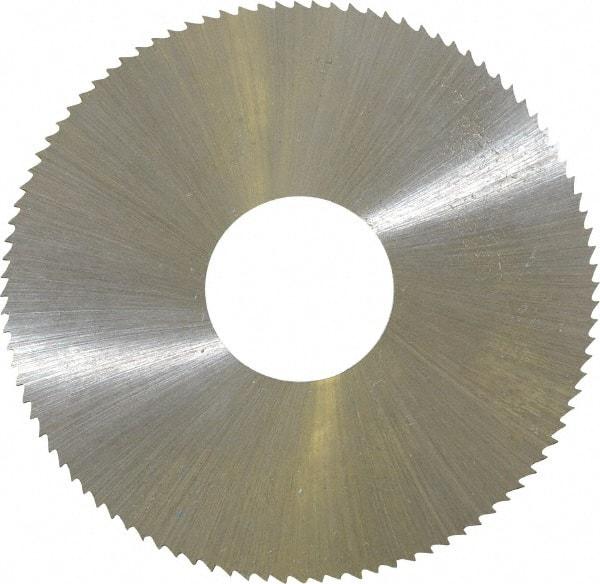 Controx - 2" Diam x 0.025" Blade Thickness x 5/8" Arbor Hole Diam, 100 Tooth Slitting & Slotting Saw - Arbor Connection, Right Hand, Uncoated, M2 High Speed Steel, Concave Ground - Exact Tool & Supply