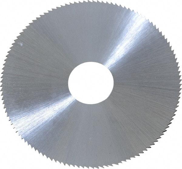 Controx - 2-1/2" Diam x 0.025" Blade Thickness x 5/8" Arbor Hole Diam, 120 Tooth Slitting & Slotting Saw - Arbor Connection, Right Hand, Uncoated, M2 High Speed Steel, Concave Ground - Exact Tool & Supply
